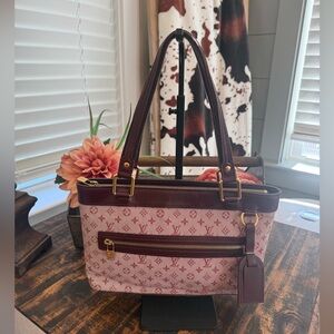 Louis Vuitton Lucille Mini Lin SR0063 w/dustbag & COA